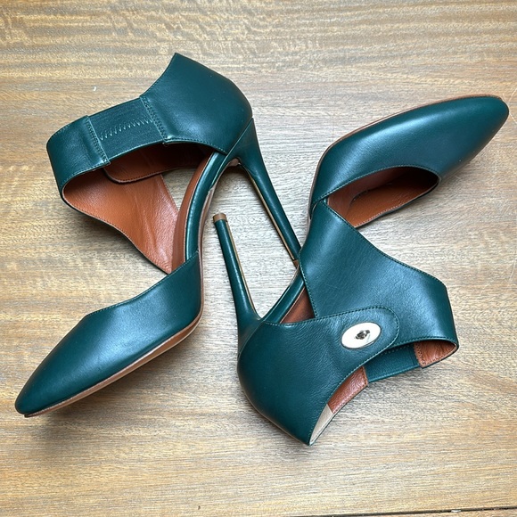 Mulberry emerald green Mary Jane’s - Picture 2 of 7